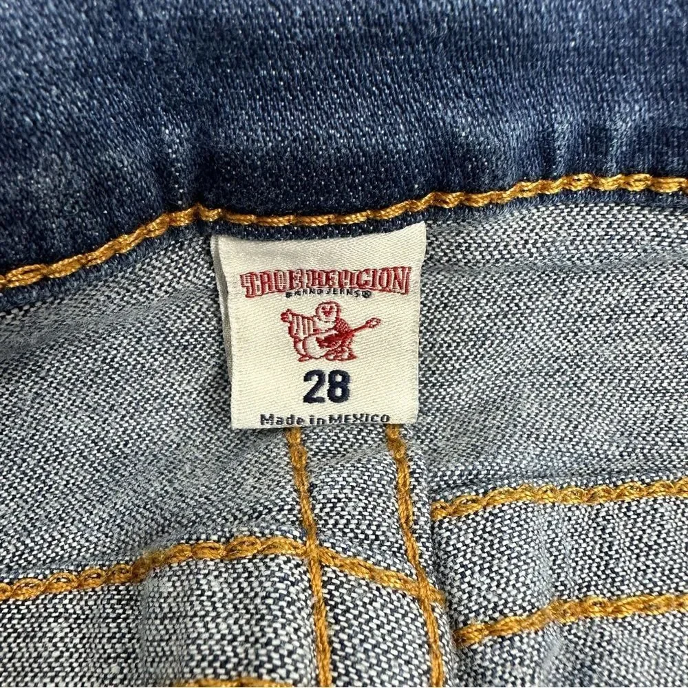 True Religion Men’s size 28 x 33 Skinny Flap Stretch Jeans